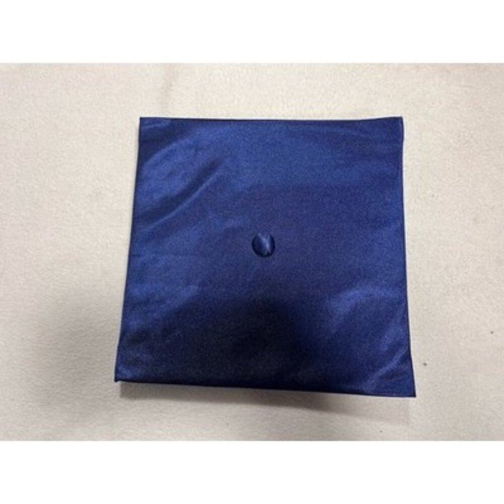 Graduation Source Cap And Gown Royal Blue Kids Size 45 5’ Ft - 5’ 2” Zip Up - Picture 6 of 9